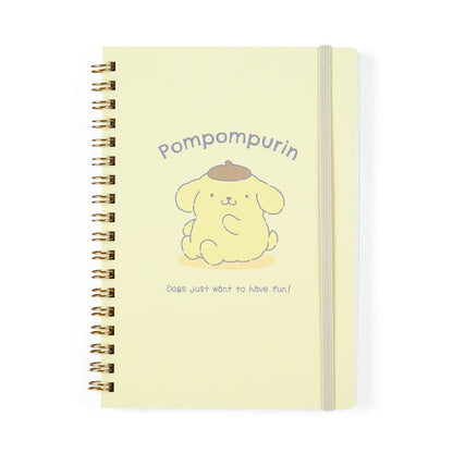 Pompompurin Lined Notebook (Elastic Closure)