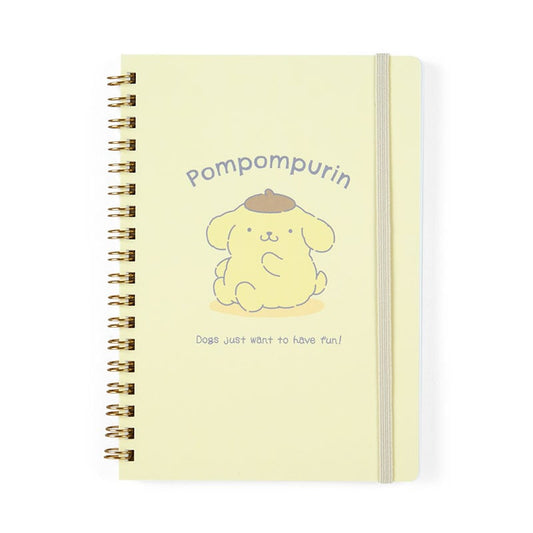 Pompompurin Lined Notebook (Elastic Closure)