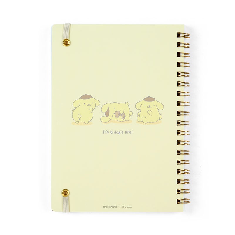 Pompompurin Lined Notebook (Elastic Closure)