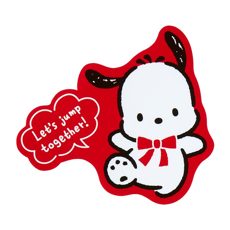 Pochacco 10-pc Sticker Pack (35th Anniversary Red Ribbon Series)