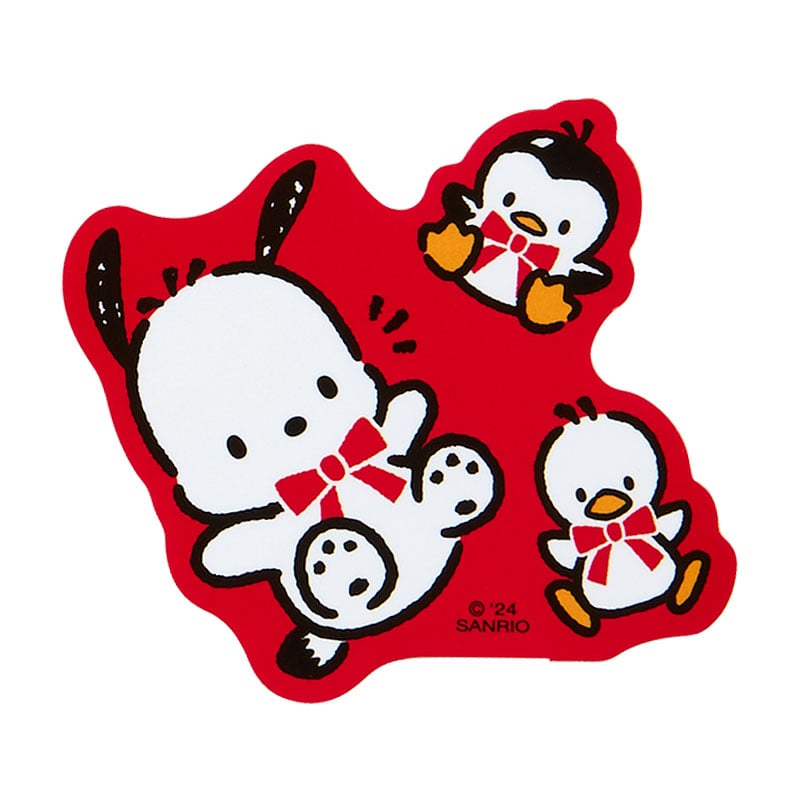 Pochacco 10-pc Sticker Pack (35th Anniversary Red Ribbon Series)