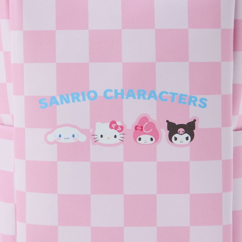 Sanrio Characters Clear Convertible Mini Tote (Pastel Check Series)