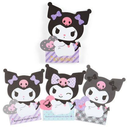 Kuromi Die-cut Memo Pad (Expressions)