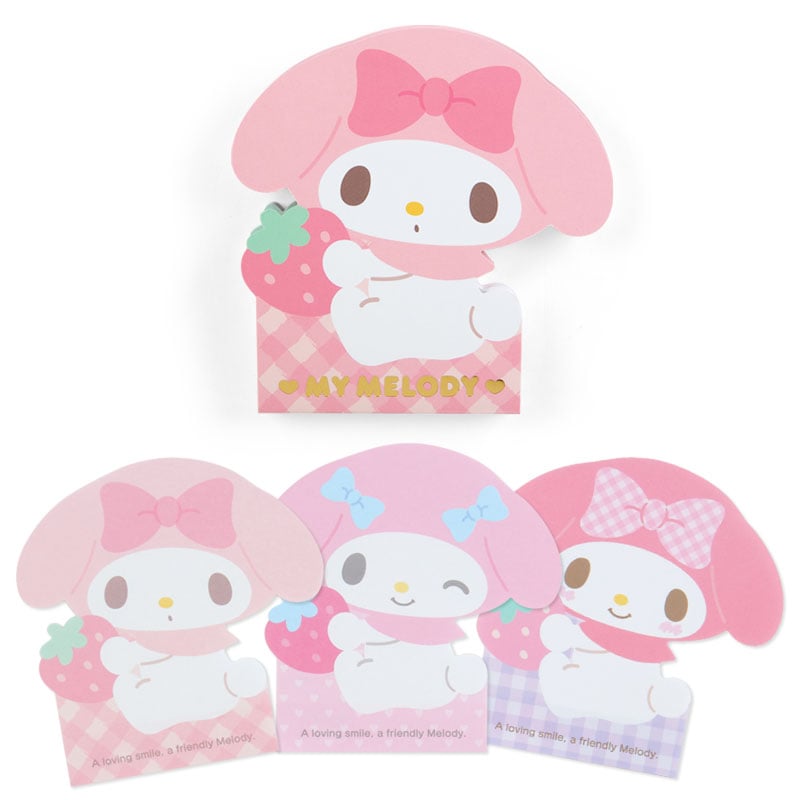 My Melody Die-cut Memo Pad (Expressions)