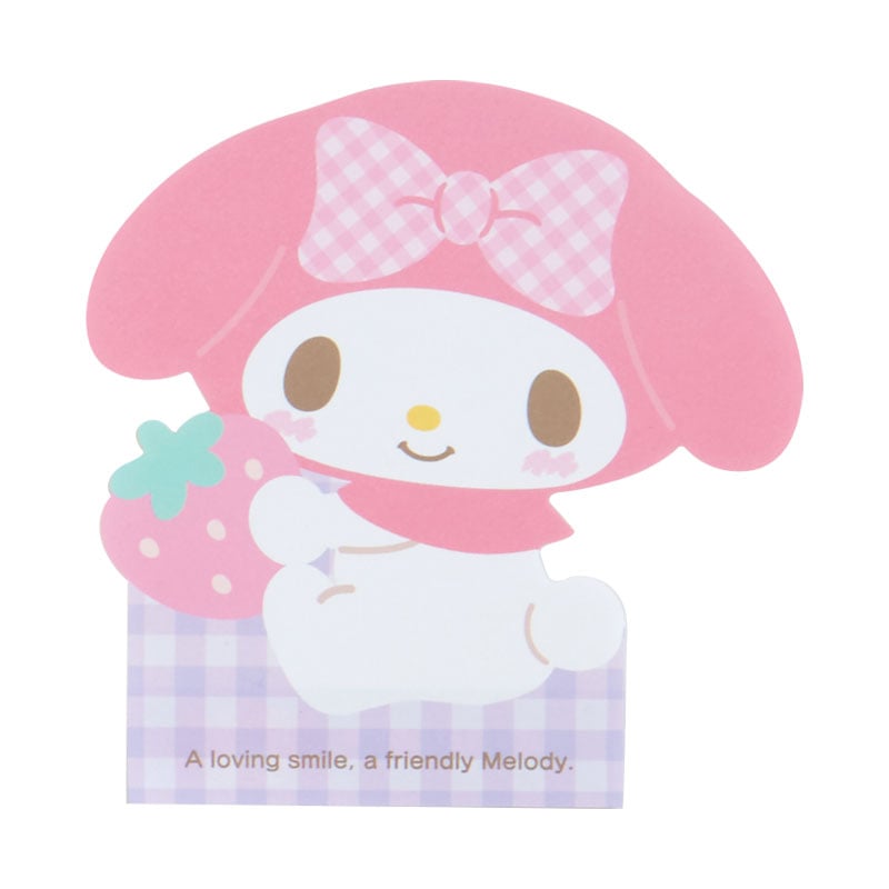 My Melody Die-cut Memo Pad (Expressions)