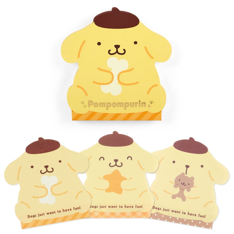 Pompompurin Die-cut Memo Pad (Expressions)