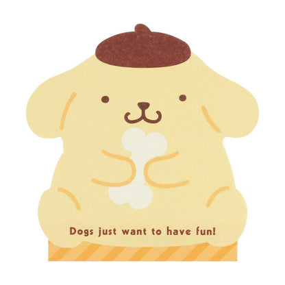 Pompompurin Die-cut Memo Pad (Expressions)