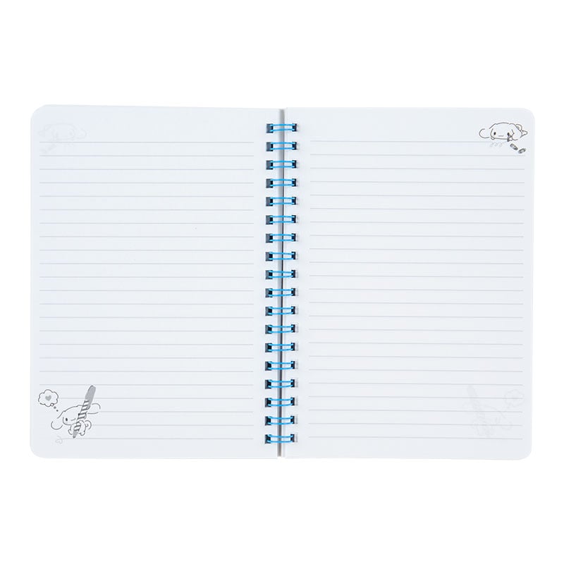 Cinnamoroll Lined Notebook (Elastic Closure)