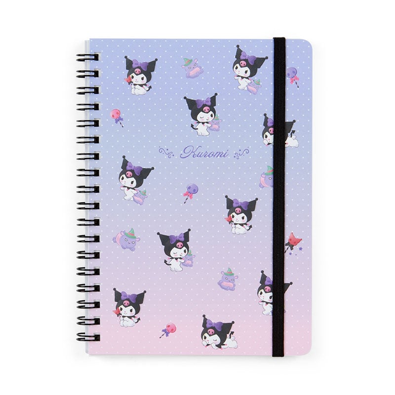 Kuromi Lined Notebook (Elastic Closure)