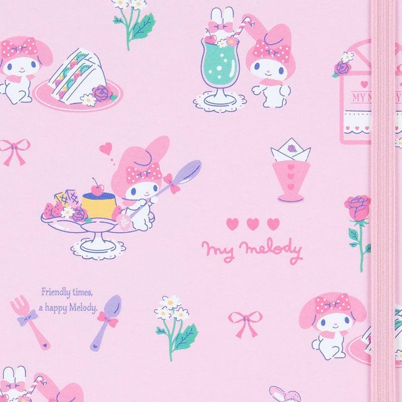 My Melody Lined Notebook (Elastic Closure)