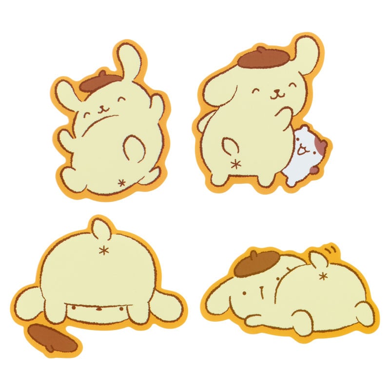 Pompompurin 10-pc Sticker Pack (Oshiri Puri Puri Purin Series)